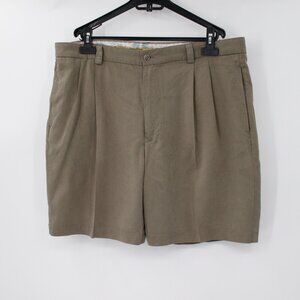 Tommy‎ bahama shorts Men's 38 8.5" pleated silk casual pockets
